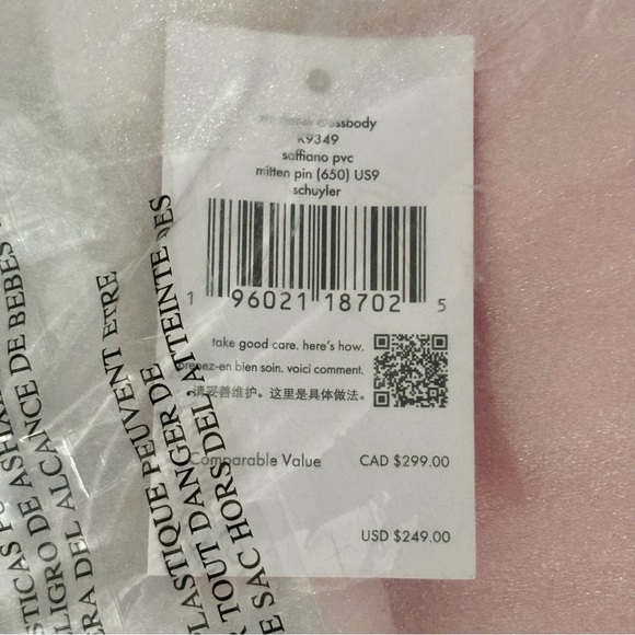 Kate Spade Mitten Pink Schuyler Small Dome Crossbody Bag - Picture 9 of 9